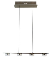 Lampa wisząca czwórka CASSIS nikiel-mat Aviano Lighting 7066-503