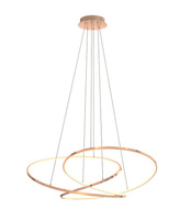 Lampa wisząca złota CHOLET LED Zuma Line MD7360-1A-3GT