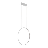 Lampa wisząca biały pionowy ring 60cm CIRCOLO LED M 3000K Nowodvorski 11605