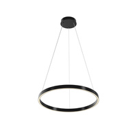 Lampa wisząca czarny okrąg 60cm LED 3000K/4000K Rim MOD058PL-L32BK Maytoni
