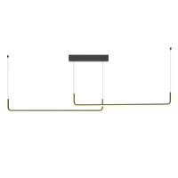 Podwójna lampa wisząca liniowa LED Urus 30W Maxlight P0645