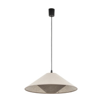 Pojedyńcza lampa wisząca abażurowy stożek BELISSA LEN 50cm 1xE27 Tk Lighting 10873