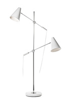 Lampa podłogowa do salonu KAJA STOJĄCA WHITE AZZARDO AZ2863