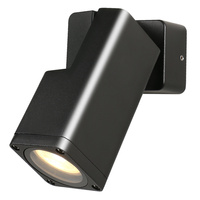 Salvia lampa ogrodowa kinkiet regulowany czarny 1x35W GU10 IP65 Candellux 21-32379