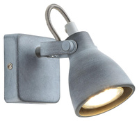 ASH LAMPA KINKIET 1X40W GU10 SZARY MAT Candellux 91-64394