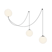 Lampa wisząca 3 szklane kule z możliwością dowolnego rozmieszczenia Twins MOD427PL-L30B3K1 Maytoni