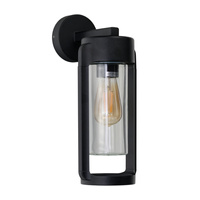 Kinkiet ogrodowy na żarówkę E27 LANTERN WALL IP54 BK AZZARDO AZ6830