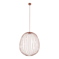Lampa wisząca druciana w ceglanym kolorze SPHERA L BRICK 1XGX53 Tk Lighting 11302