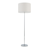 Lampa podłogowa chromowana z abażurem w kolorze kremowym 1xE27 HOTEL MOOD Nowodvorski 11782