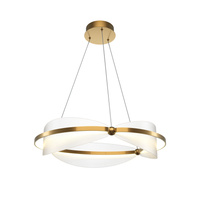 Elegancka mosiężna lampa wisząca do salonu Breeze MOD281PL-L45BS3K Maytoni