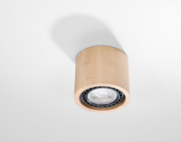 Lampa sufitowa, oprawa BASIC 1 Drewniana Sollux Lighting SL.0913
