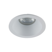 Białe okragłe podtynkowe oczko sufitowe IP65 OPTI WHITE 1xGU10 Tk Lighting 10578