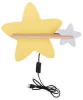 STAR LAMPA KINKIET ŚCIENNY 5W LED IQ KIDS Z PRZEWODEM Z WŁ. I WTYCZKĄ Candellux 21-75734