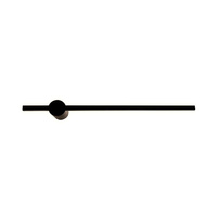 Kinkiet podłużny czarny 60cm TROY LED Zuma Line W90477-60BK